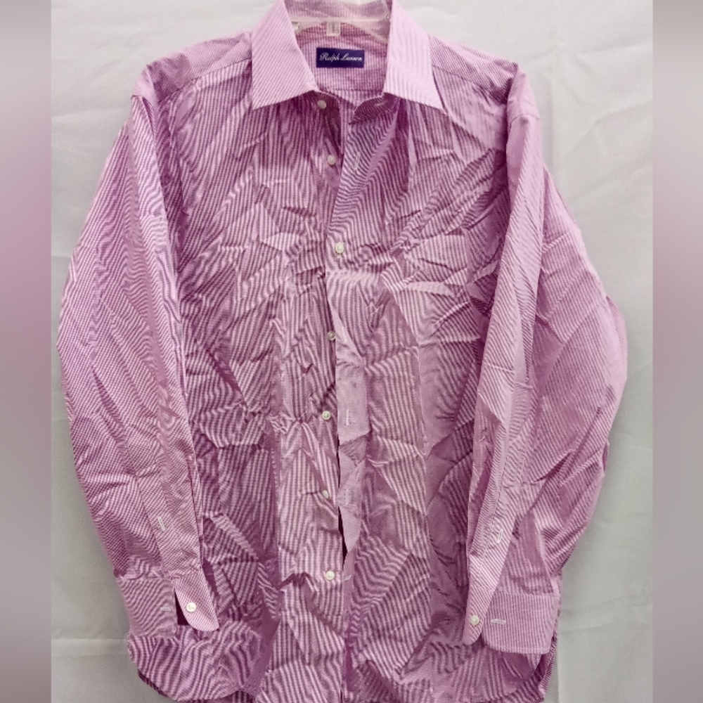 Ralph Lauren Purple Label Striped Button-Down Shirt